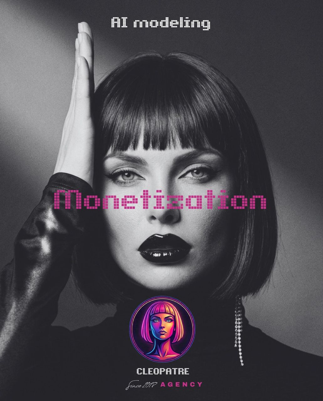 Monetization, turning an AI muse into a commercial asset with CLEOPATRE AGENCY